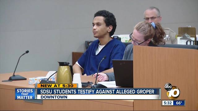 Women testify against alleged SDSU-area groper