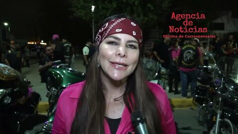 Se unen Bikers en “Rodada Rosa” para compartir mensaje de concientización sobre el cáncer de mama