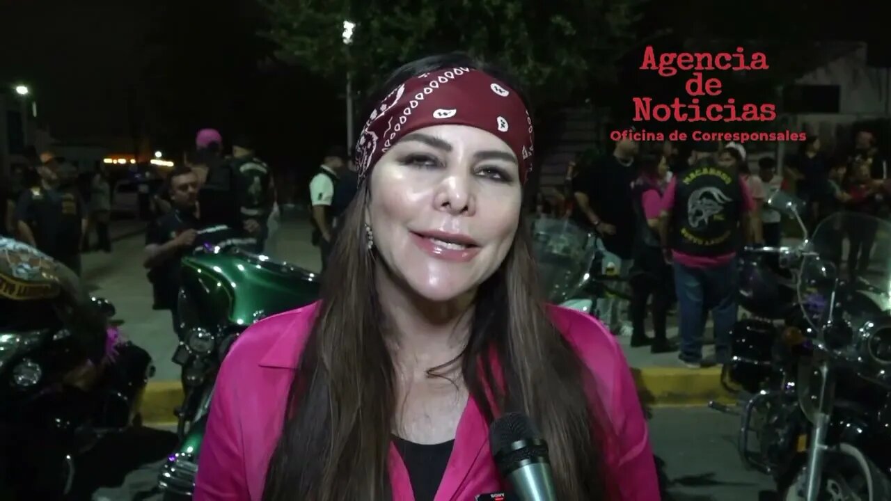 Se unen Bikers en “Rodada Rosa” para compartir mensaje de concientización sobre el cáncer de mama