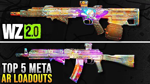 Warzone Top 5 Meta Assault Rifle Loadouts After Update! (Warzone Best Loadouts)