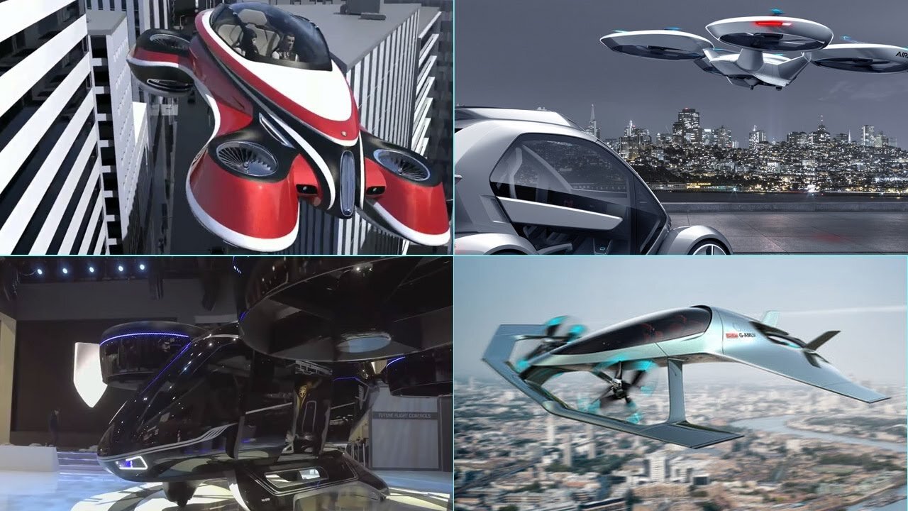 Top 10 Futuristic Flying Cars going to Rule the Future | Flying Concept Cars