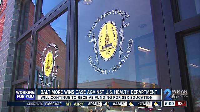 Baltimore City wins case against U.S. Health Department