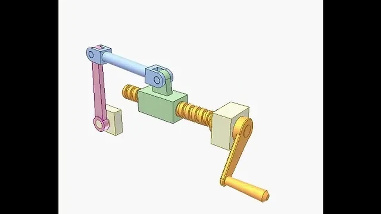2546 Nut screw and bar mechanisms 1a