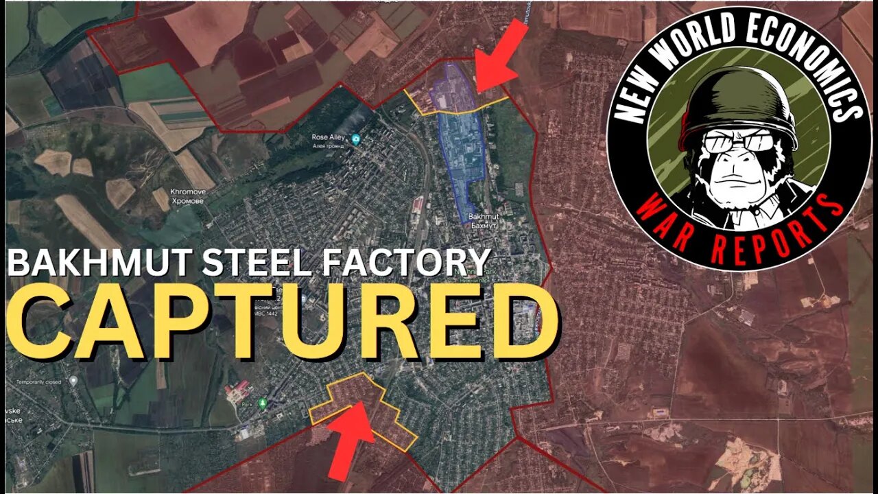 Bakhmut Steel Factory Falls to Russian Troops