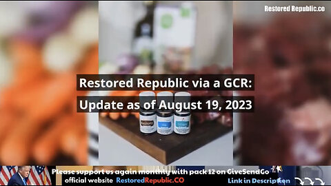Restored Republic via GCR Update for 08.19.23