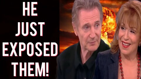 The View sexually harassed Liam Neeson and Hollywood doesn't care! Reveals he "was uncomfortable!"