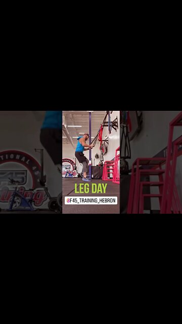 Moves of the day at my F45 leg day workout #fitness #thursday #shorts