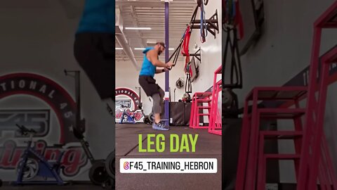 Moves of the day at my F45 leg day workout #fitness #thursday #shorts