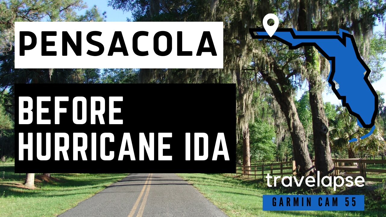 Before Hurricane Ida Pensacola | Dashcam August 2021