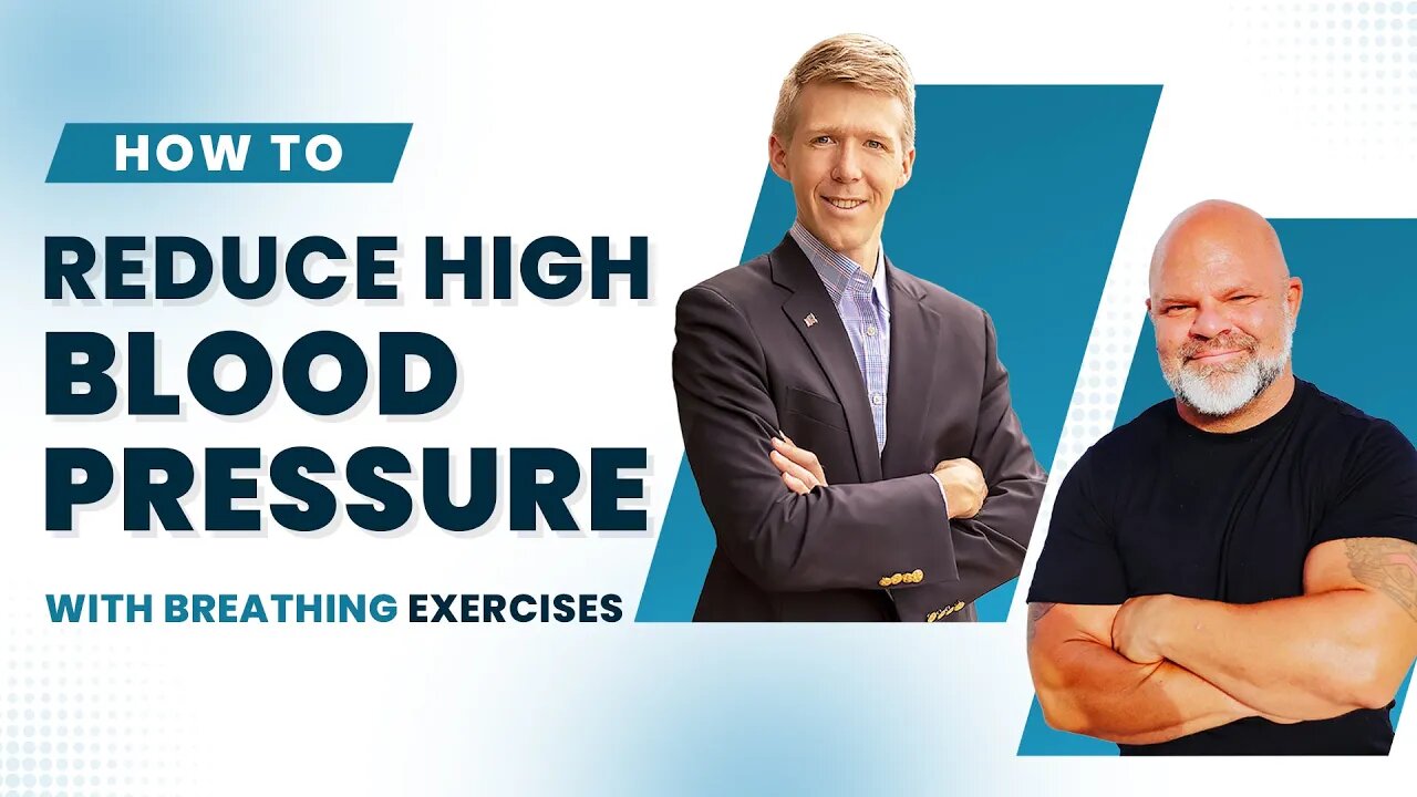 How to reduce high blood pressure with breathing exercises.