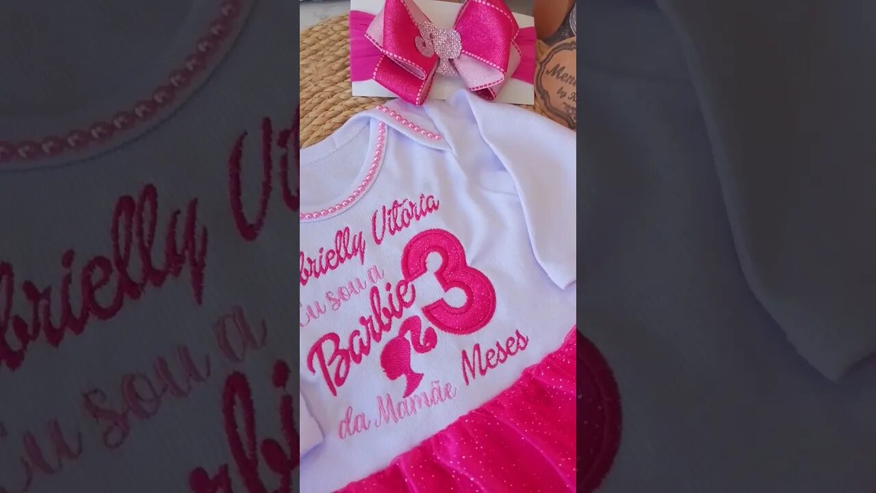 #bodydabarbie#romperbarbie#lacobarbie#jardineirabarbie#fraldinhadeboca #moldegrátis #sapatinhodebebê