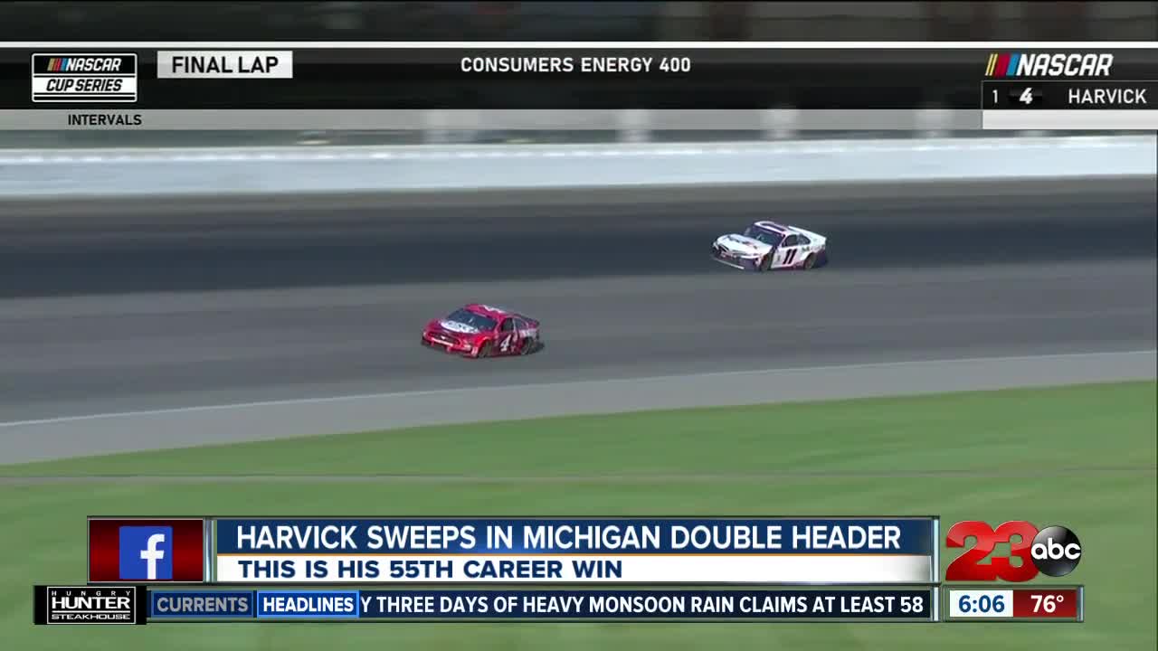 Kevin Harvick wins in Michigan