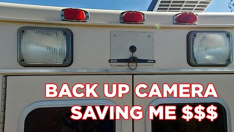 Ambulance RV Conversion Gets A Back Up Camera | Building The Campulance