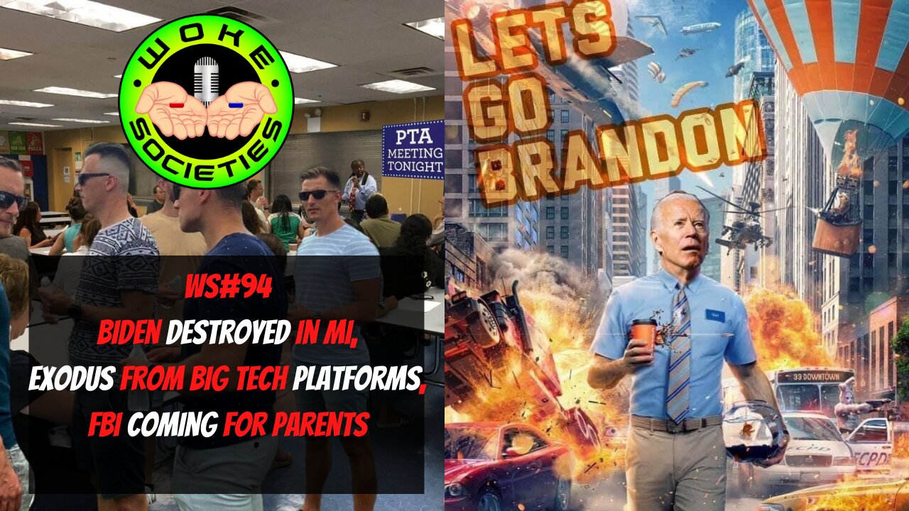 WS#94 Biden Destroyed In MI, Exodus From Big Tech, FBI Coming For Parents