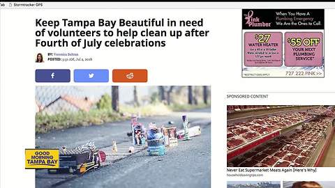 Keep Tampa Bay Beautiful in need of volunteers to help clean up after Fourth of July celebrations