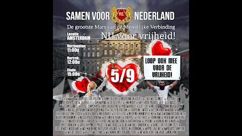 Samen voor Nederland 5 september 2021 - 12:00 uur - De DAM Amsterdam