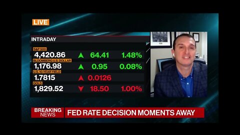 Jim Bianco joined Bloomberg TV ahead of today's FOMC Announcement and Press Conference