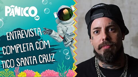 Assista à entrevista com Tico Santa Cruz na íntegra