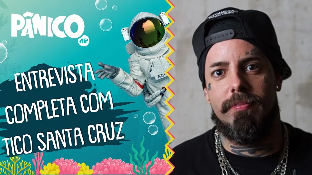 Assista à entrevista com Tico Santa Cruz na íntegra