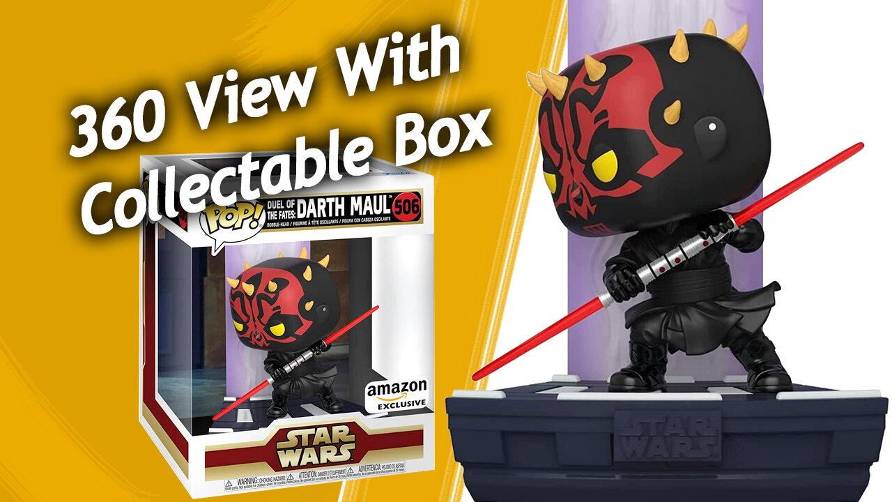 Darth Maul #506 Deluxe Star Wars Exclusive Funko Pop, Collectables, 360 View, Product Links