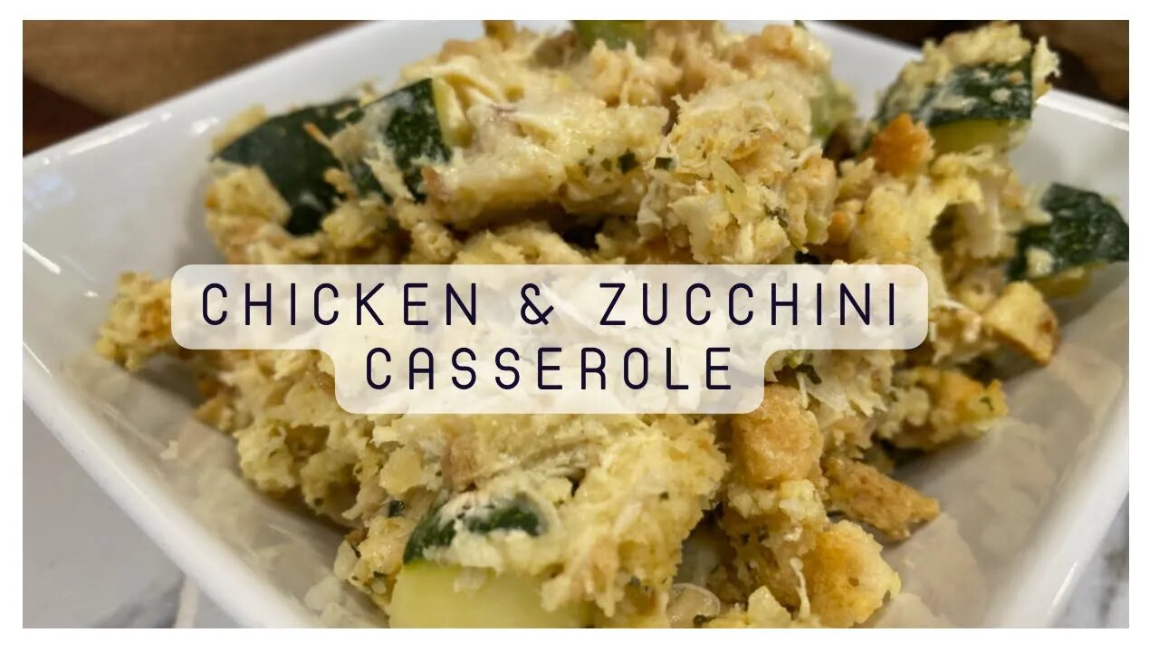 Chicken Zucchini Casserole | PINTEREST RECIPE INSPIRED