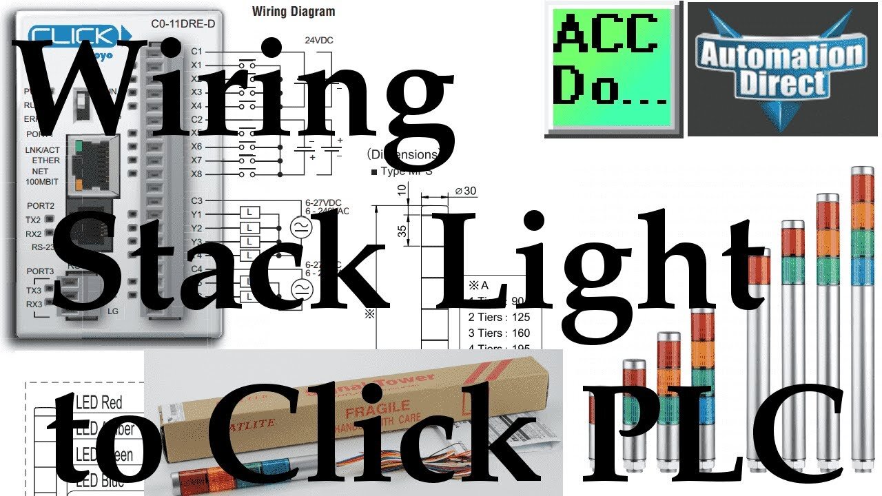 Wiring Stack Light to Click PLC