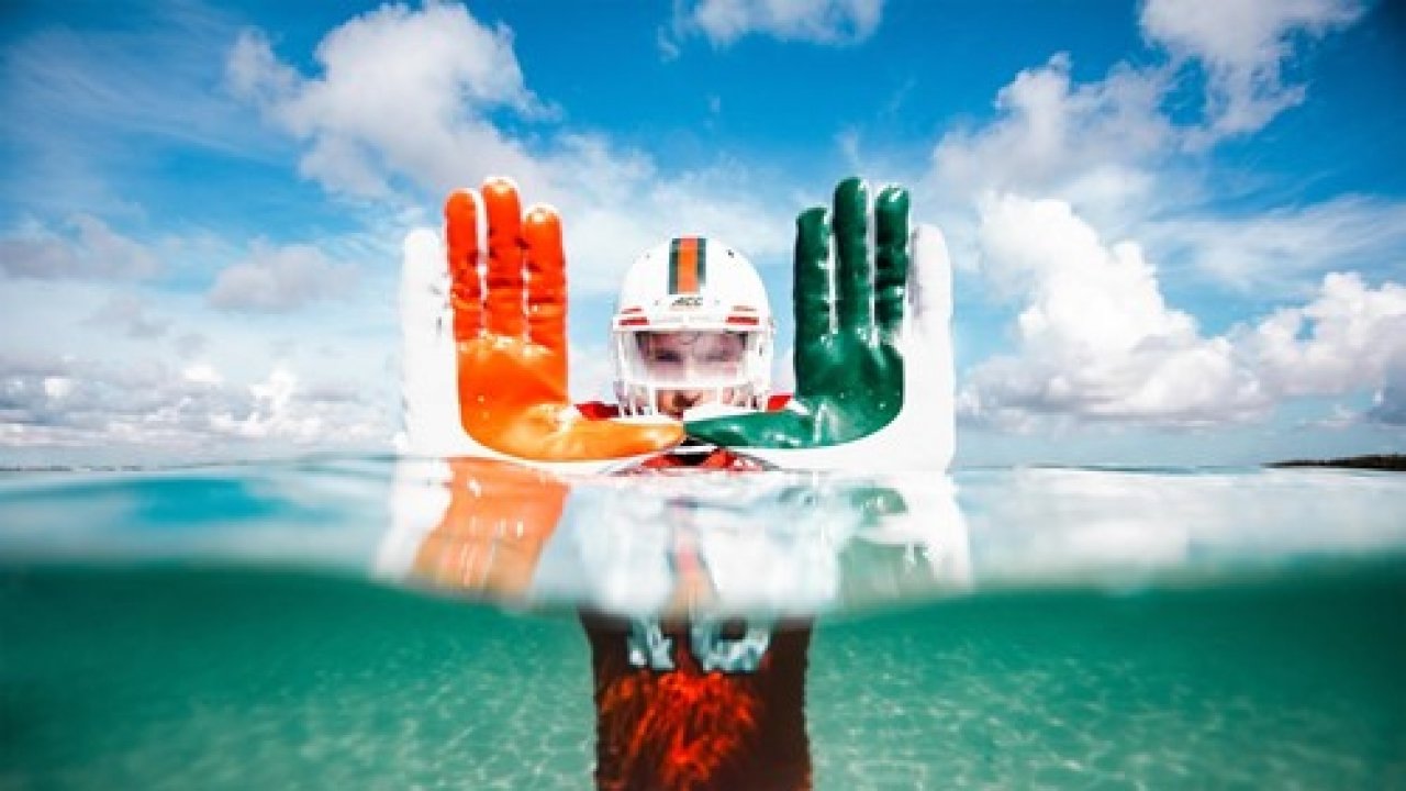 Miami Football Team To Wear Uniforms Made With Recycled Ocean Waste