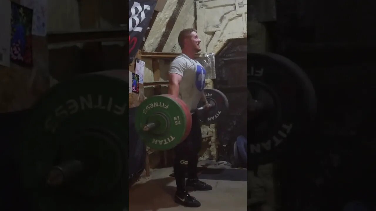 150 kg / 330 lb - Snatch Pull Double - Weightlifting Training