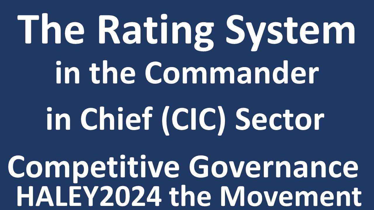 The Rating System in the Commander in Chief Sector