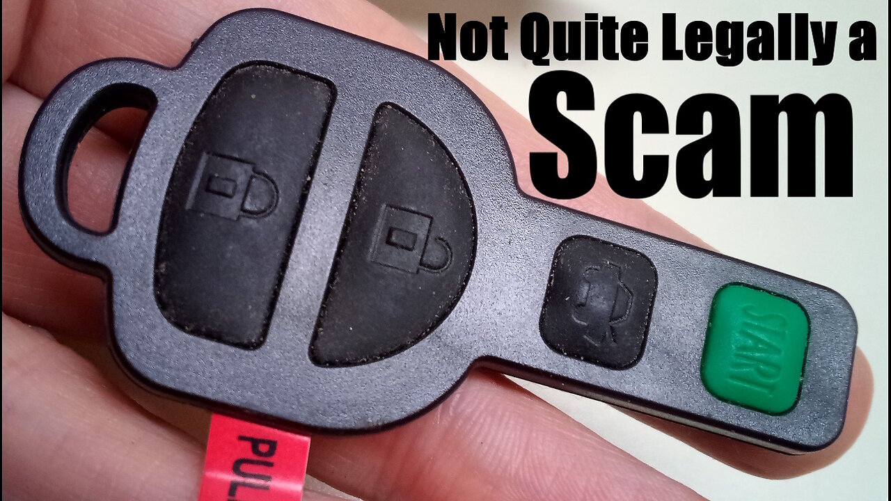 The DUMBEST Car Key Fob Ever - Auto-intelliKey Teardown