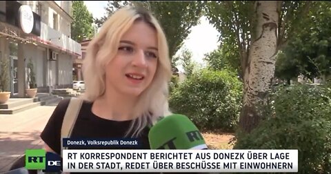 RT-Korrespondent spricht mit den Frauen von Donezk - Männer größtenteils im Krieg