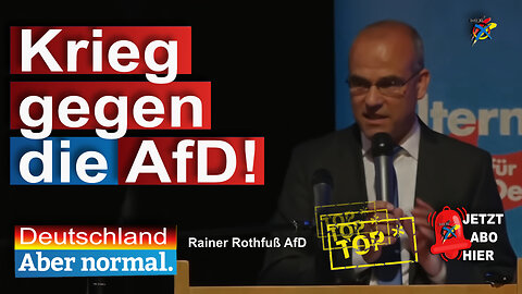 Krieg gegen die AfD!