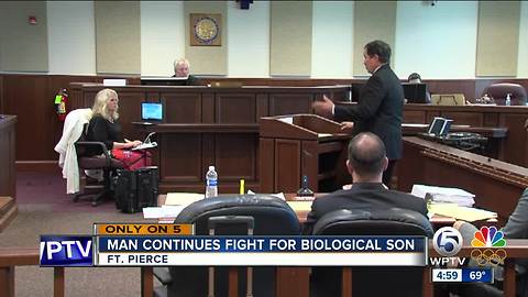 Man continues fight for biological son