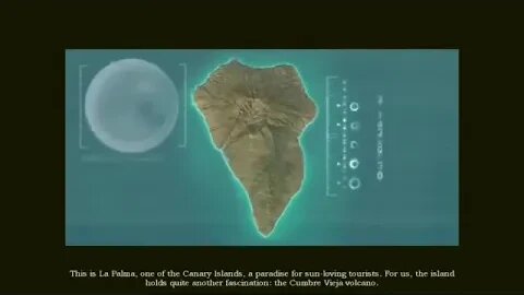 LA PALMA PREDICTIVE PROGRAMMING FROM THE GAME SECRET FILES 2 DESTROYING THE USA WITH A TSUNAMI - JK