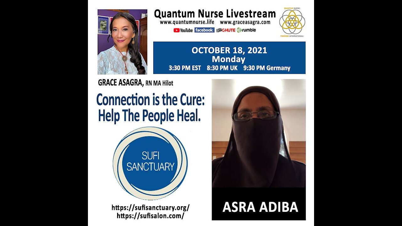 Asra Adiba - "Connection is the Cure: Help the World Heal"