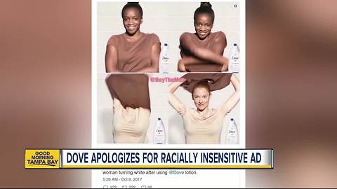 Dove apologizes for racially insensitive ad