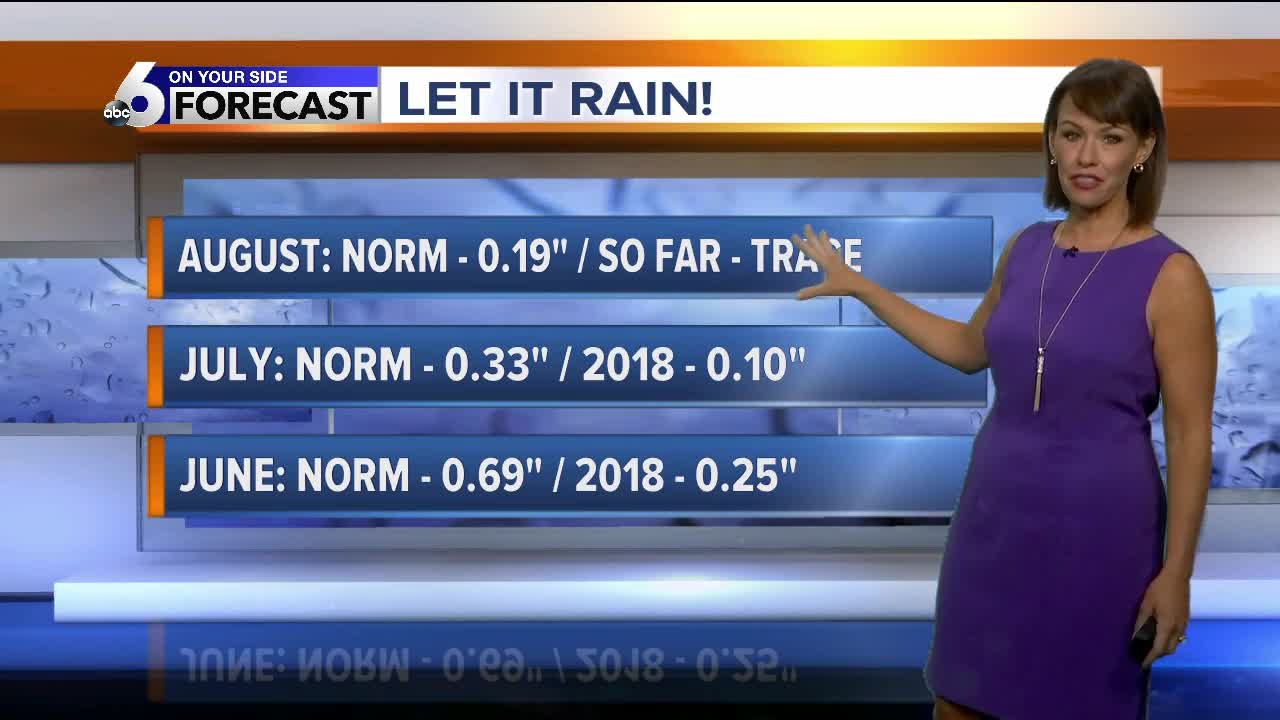 Morning rain Monday leads to a cool, breezy, autumn-like afternoon