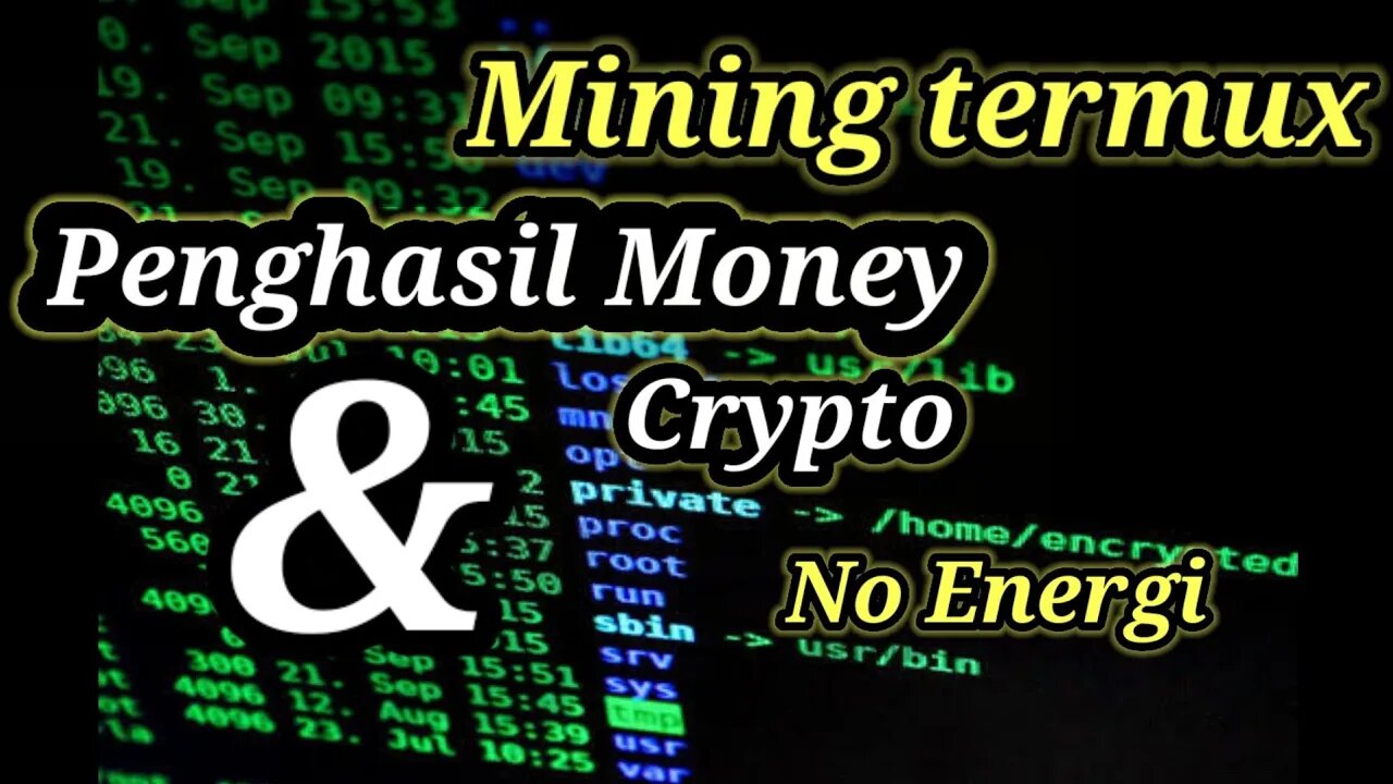 SITUS PENGHASIL UANG DAN CRYPTO📍MINING VIA TERMUX📍NO ENERGI