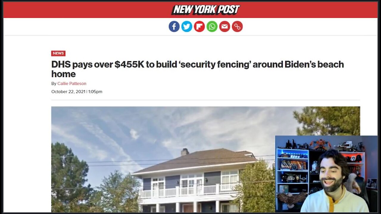 DHS Spends Half-Million On Biden's Added Security, Still No Border Wall