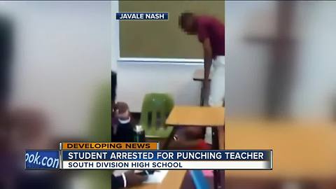 Milwaukee teen arrested for punching teacher