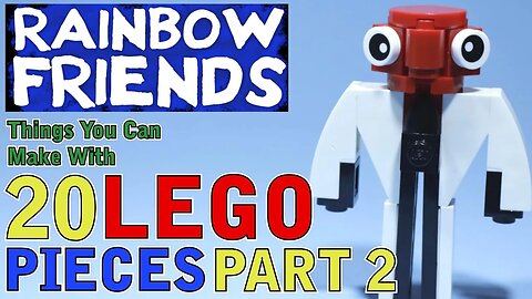 10 Rainbow Friends things you can make with 20 Lego pieces Part 2