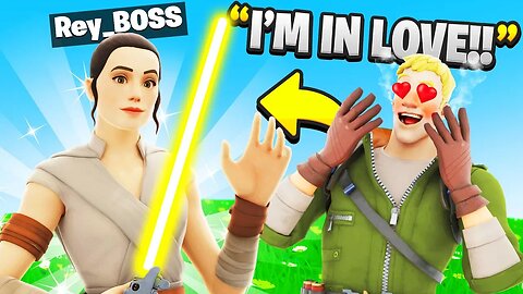 I Pretended To Be BOSS Rey in Fortnite (Star Wars)