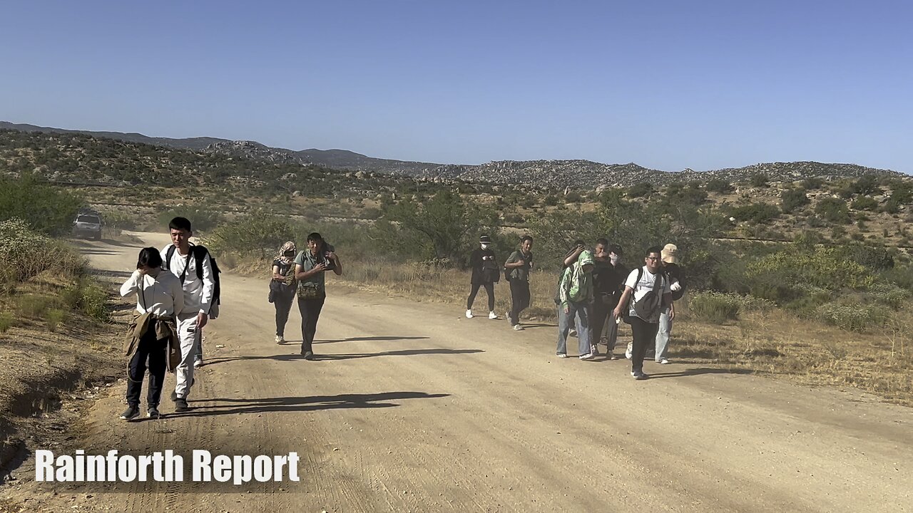 Chinese Illegally Enter U.S. In Jacumba, CA. on 6-18-23