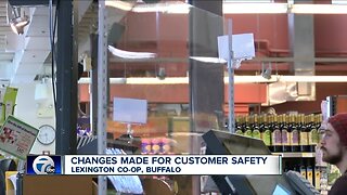 Lexington Co Op installs plexigalss for customer & employee safety