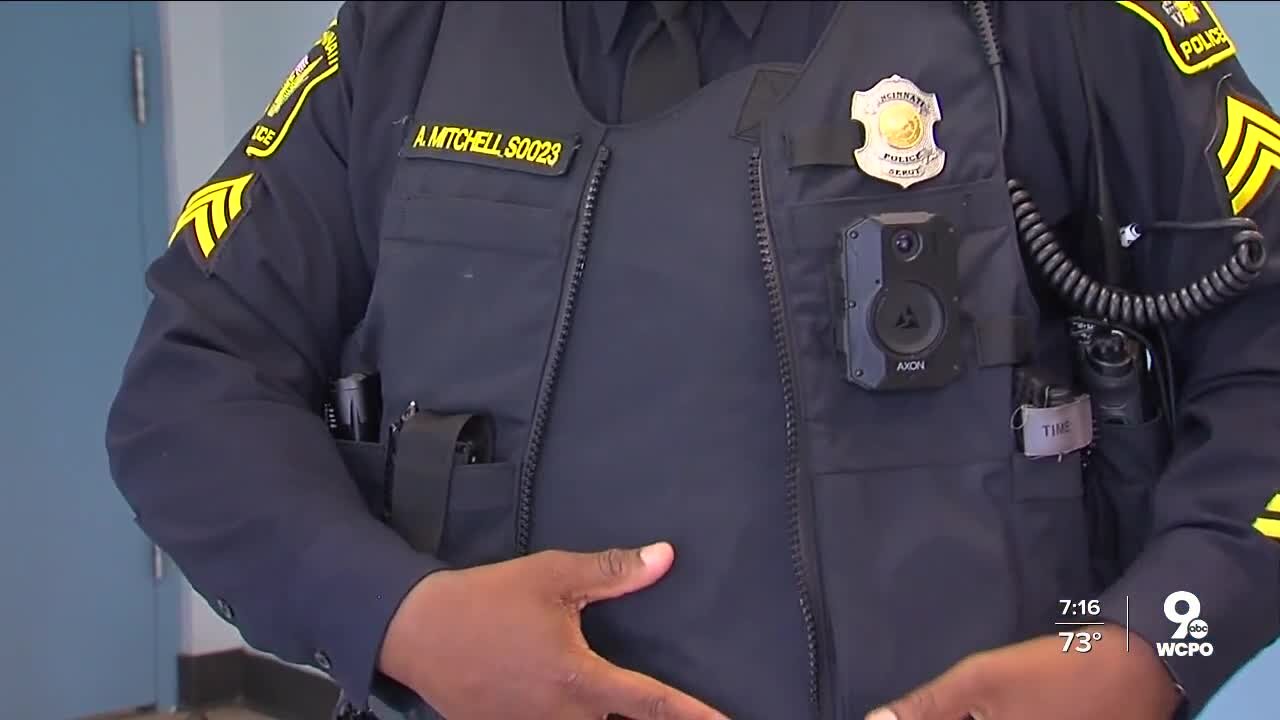 Cincinnati police officers get new vests