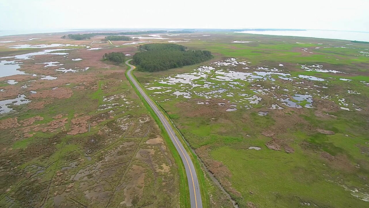 Elliott Island Maryland (Aerial of Marina)