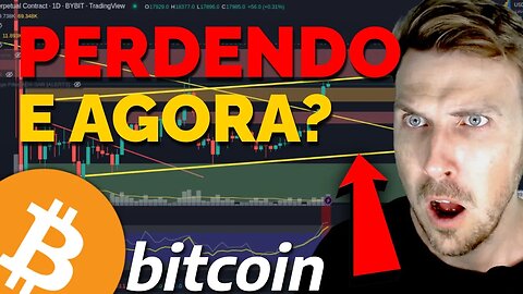 BITCOIN: SHORT DE BAIXO D'ÁGUA! PERDENDO! [ E agora...? Vou dar $200 em BTC! ]