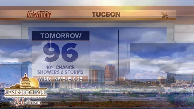 Chance for storms overnight, drops off Wednesday