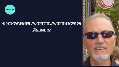 Congratulations Amy