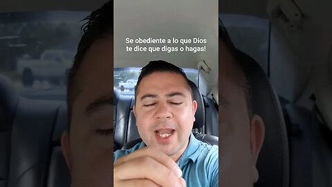 Se obediente a lo que Dios te dice que digas o hagas!